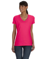 Fruit of the Loom L39VR Ladies' HD Cotton V-Neck T-Shirt