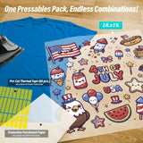 Patriotic Party Iron-On Transfer Pack