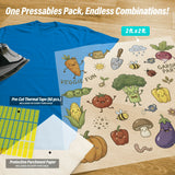 Veggie Fun Garden Party Iron-On Transfer Pack