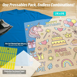 Magical Birthday Unicorn Iron-On Transfer Pack