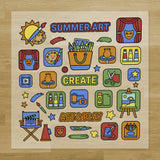 Summer Art Studio Iron-On Transfer Pack