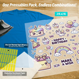 Magical Unicorn Birthday Iron-On Transfer Pack
