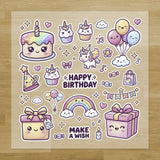 Magical Unicorn Birthday Iron-On Transfer Pack