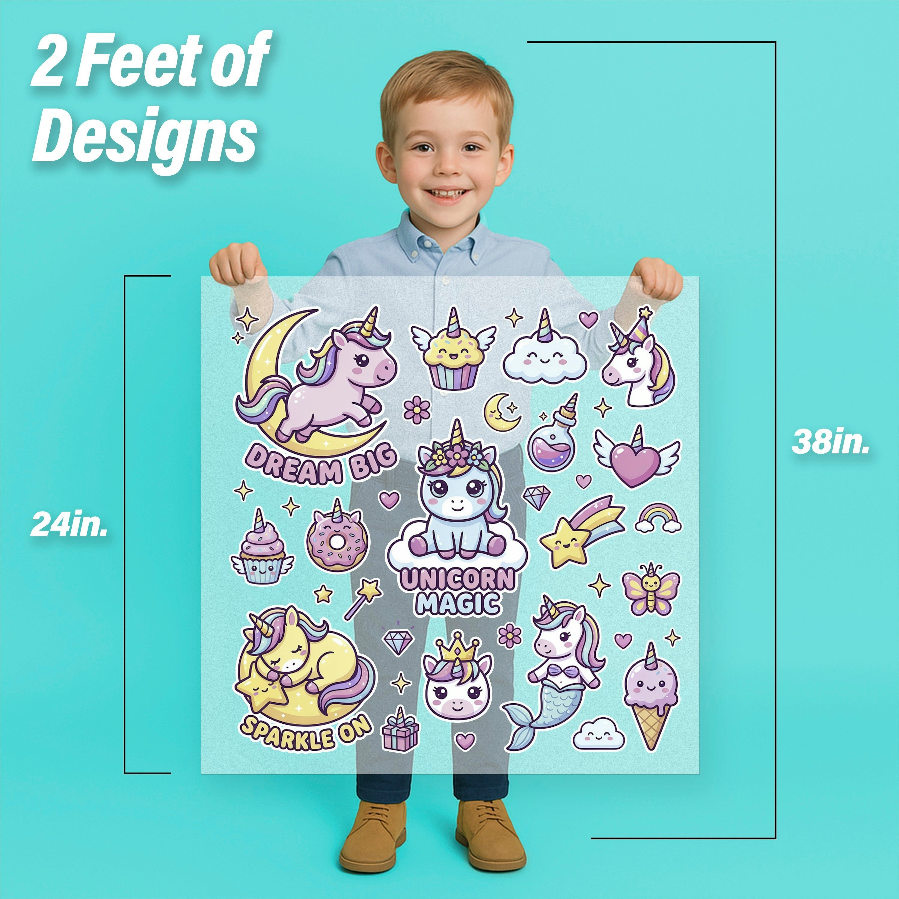 Unicorn Magic Iron-On Transfer Pack