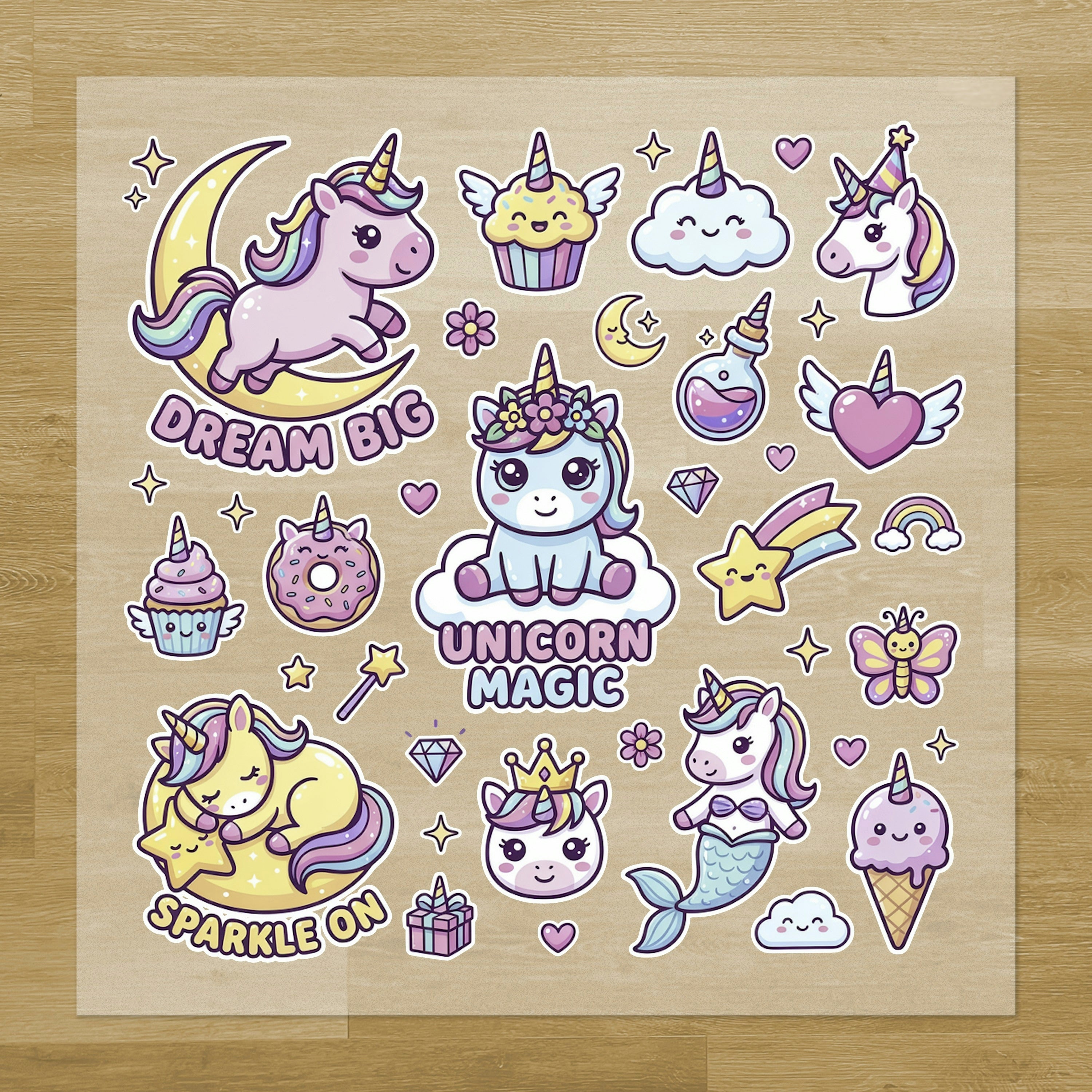 Unicorn Magic Iron-On Transfer Pack