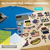 Patriotic Celebration Iron-On Transfer Pack