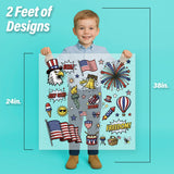 Patriotic Pop Art Iron-On Transfer Pack