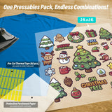 Cute Oh Christmas Tree Iron-On Transfer Pack