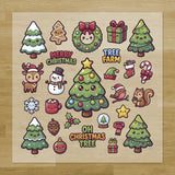 Cute Oh Christmas Tree Iron-On Transfer Pack