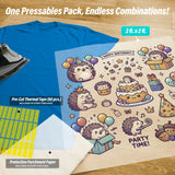 Porcupine Party Celebration Iron-On Transfer Pack