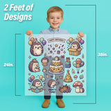 Porcupine Party Celebration Iron-On Transfer Pack