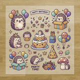 Porcupine Party Celebration Iron-On Transfer Pack