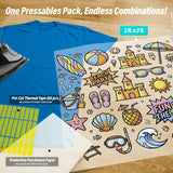 Beach Party Pop-Art Iron-On Transfer Pack