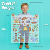 Beach Day Ocean Fun Iron-On Transfer Pack
