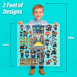 Build Your Own Police Station Iron-On Transfer Pack