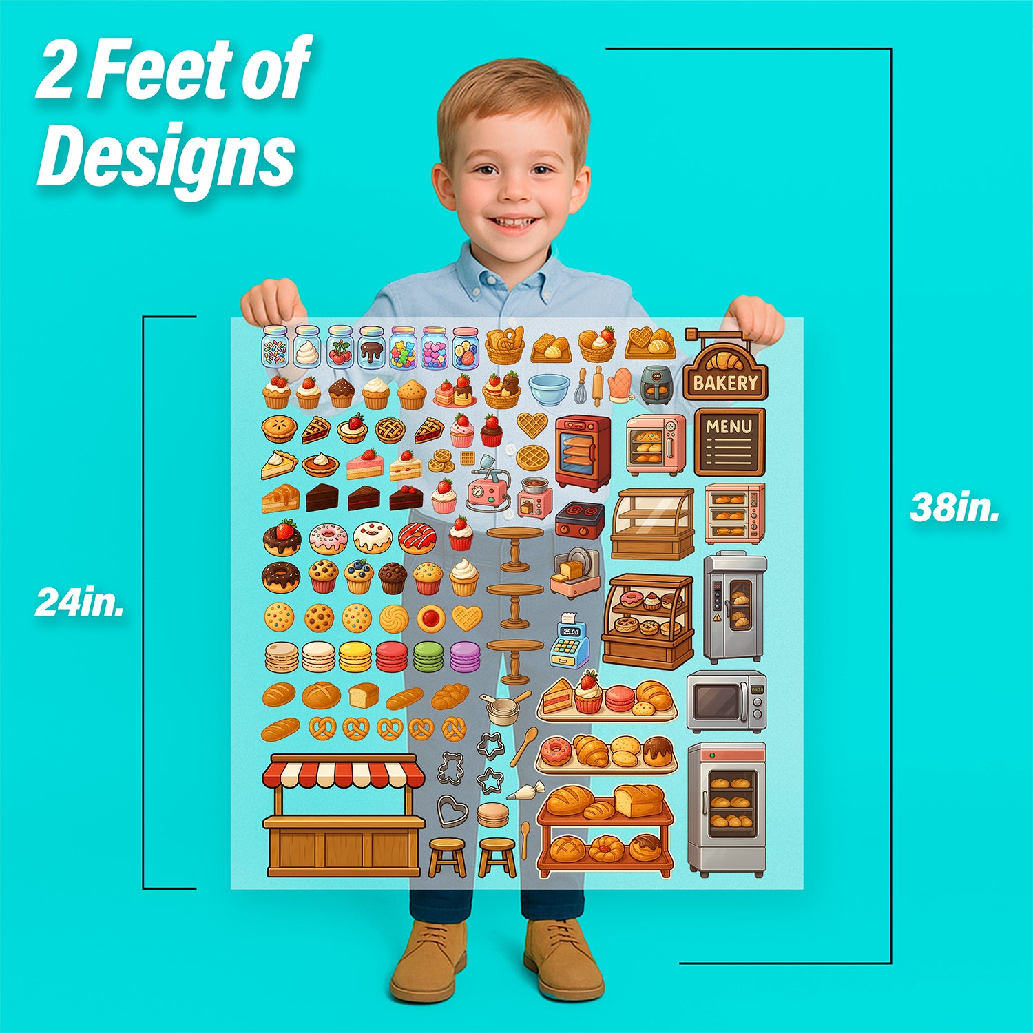 Build Your Own Bakery Iron-On Transfer Pack