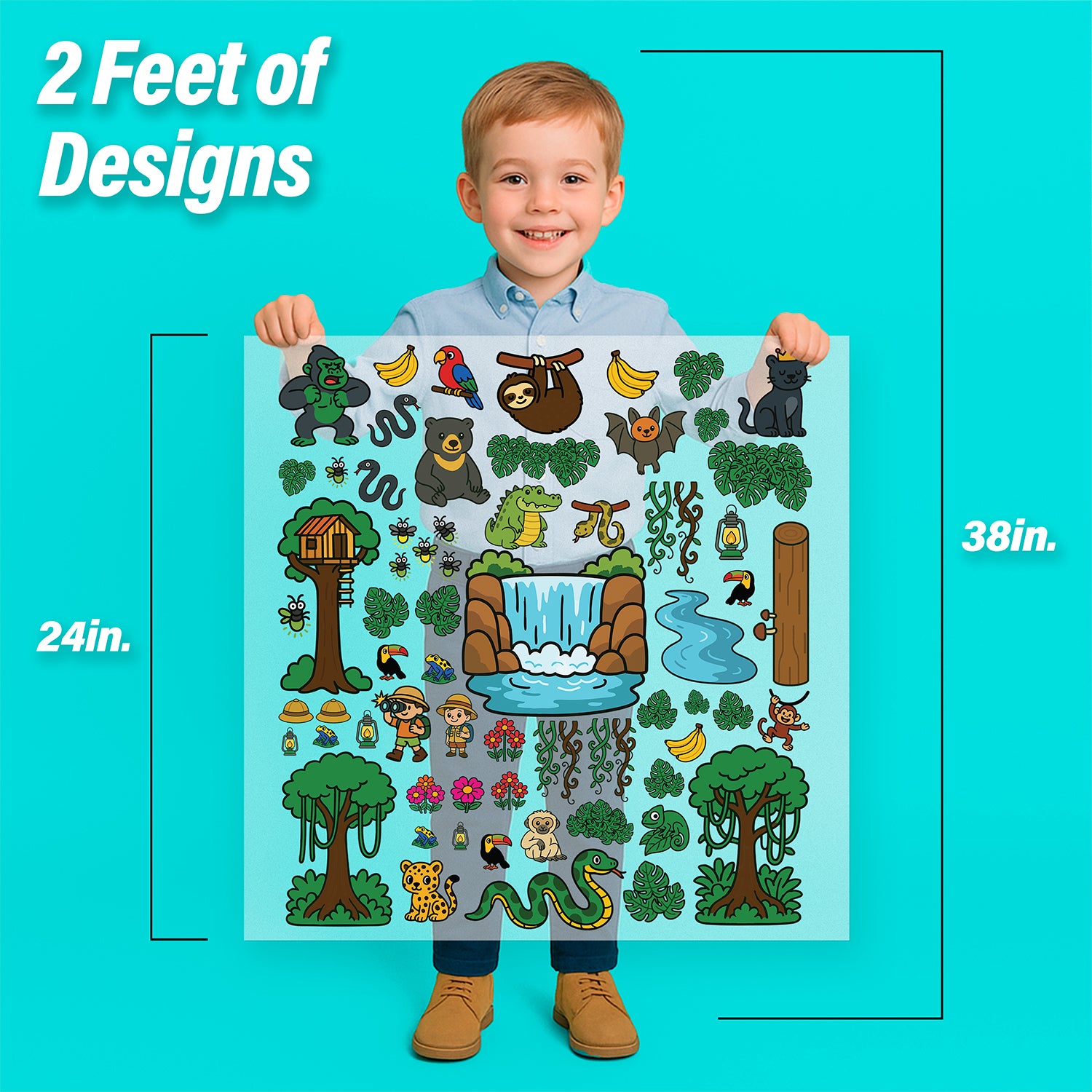 Build Your Own Rainforest Iron-On Transfer Pack