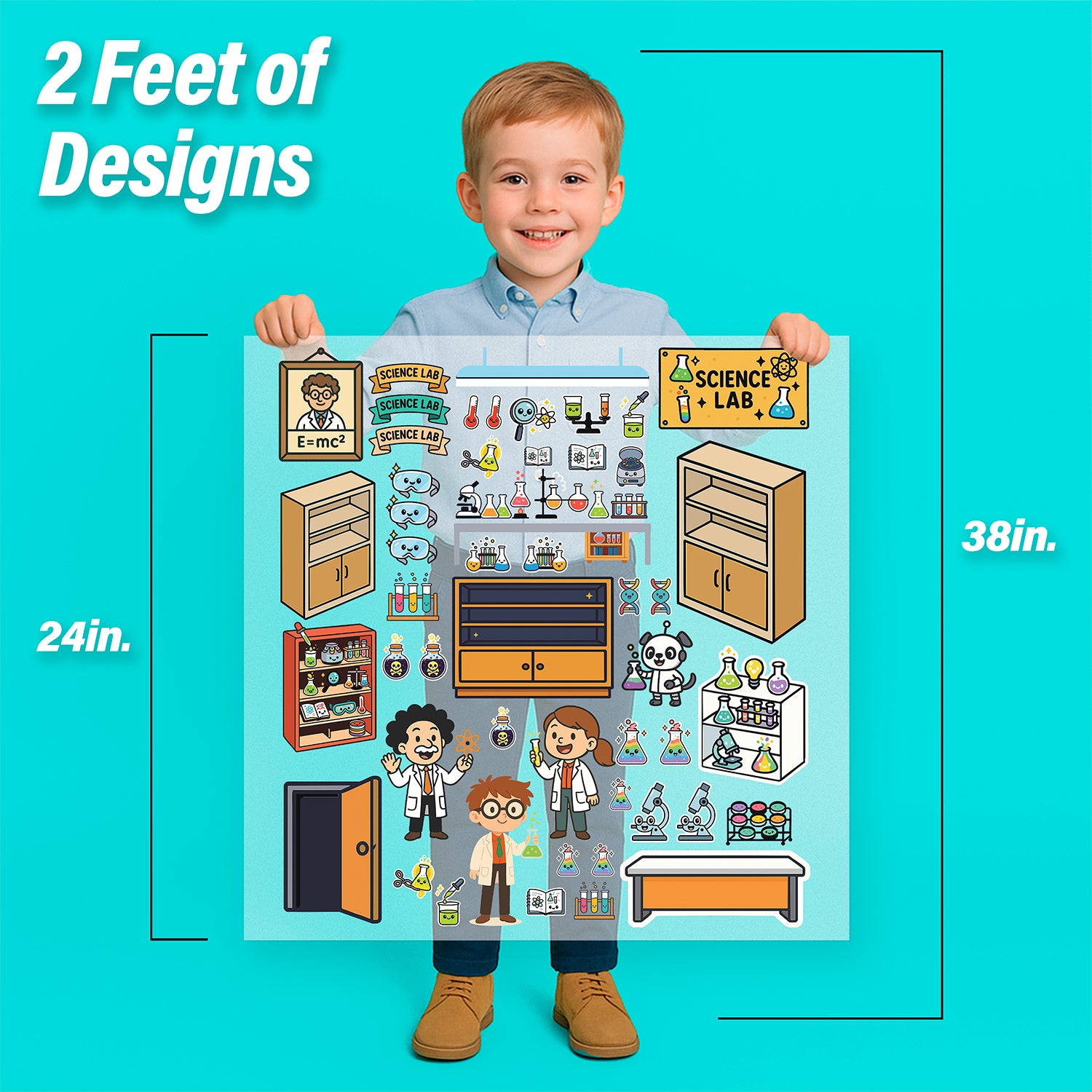 Build Your Own Science Lab Iron-On Transfer Pack