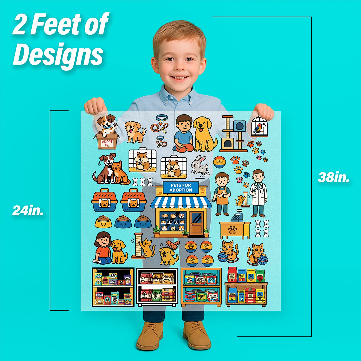 Build Your Own Pet Shop Iron-On Transfer Pack