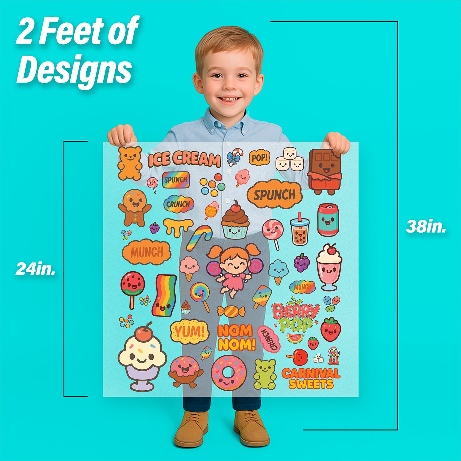 Candy and Sweets Iron-On Transfer Pack