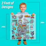 Rhinos Iron-On Transfer Pack