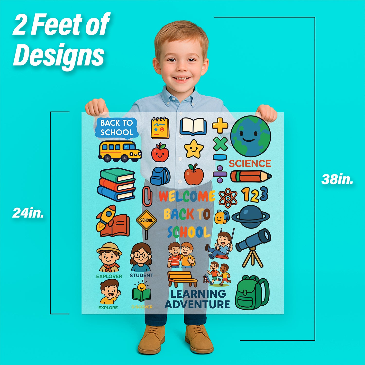 First Day of School Iron-On Transfer Pack