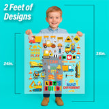 Construction Iron-On Transfer Pack