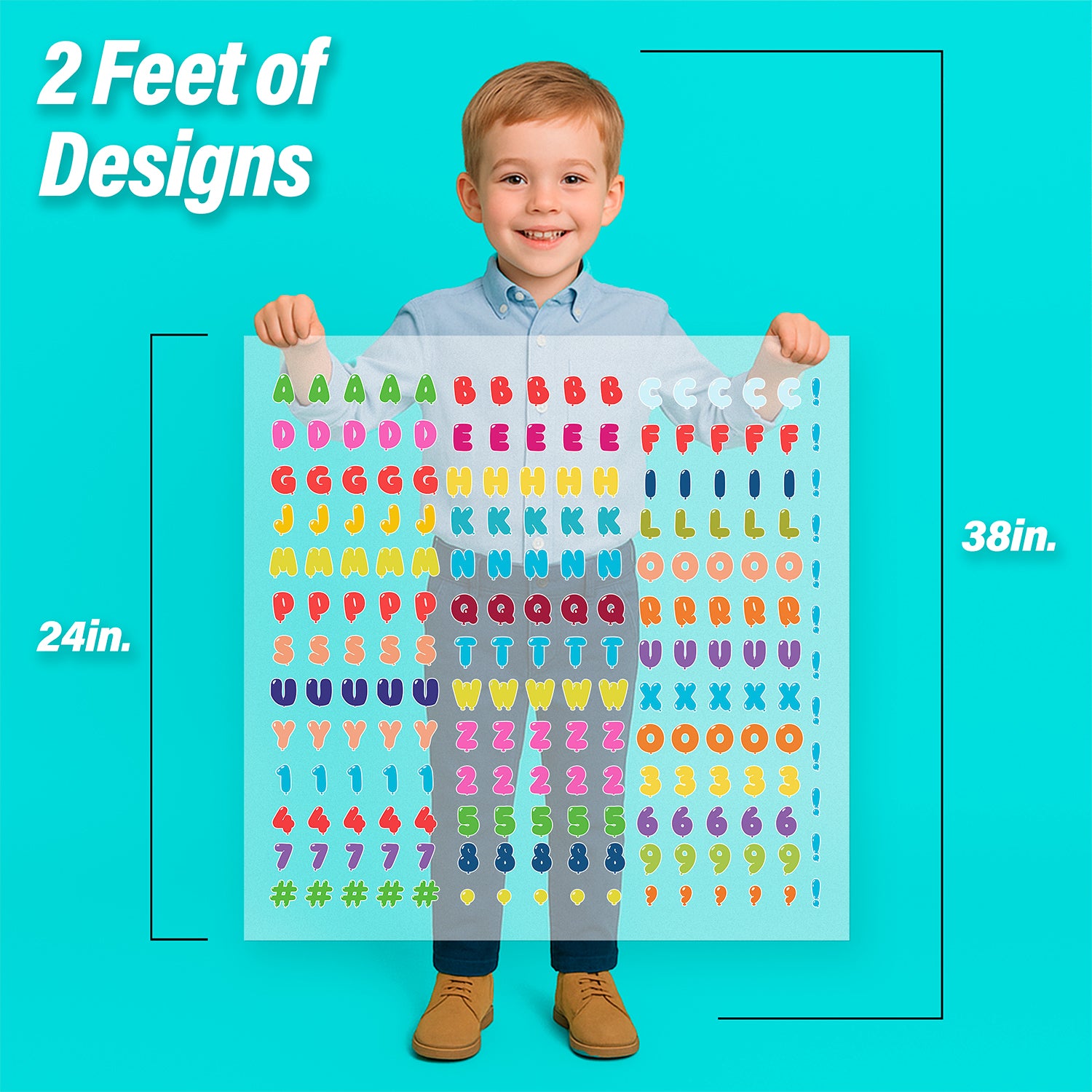 Party Lettering Iron-On Transfer Pack