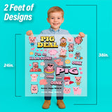 Pigs Iron-On Transfer Pack