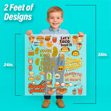 Savory Food with Faces Iron-On Transfer Pack