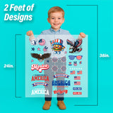 July 4th Iron-On Transfer Pack
