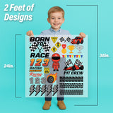 Racing Iron-On Transfer Pack