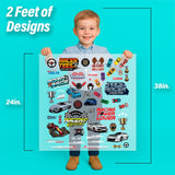 Race Cars Iron-On Transfer Pack