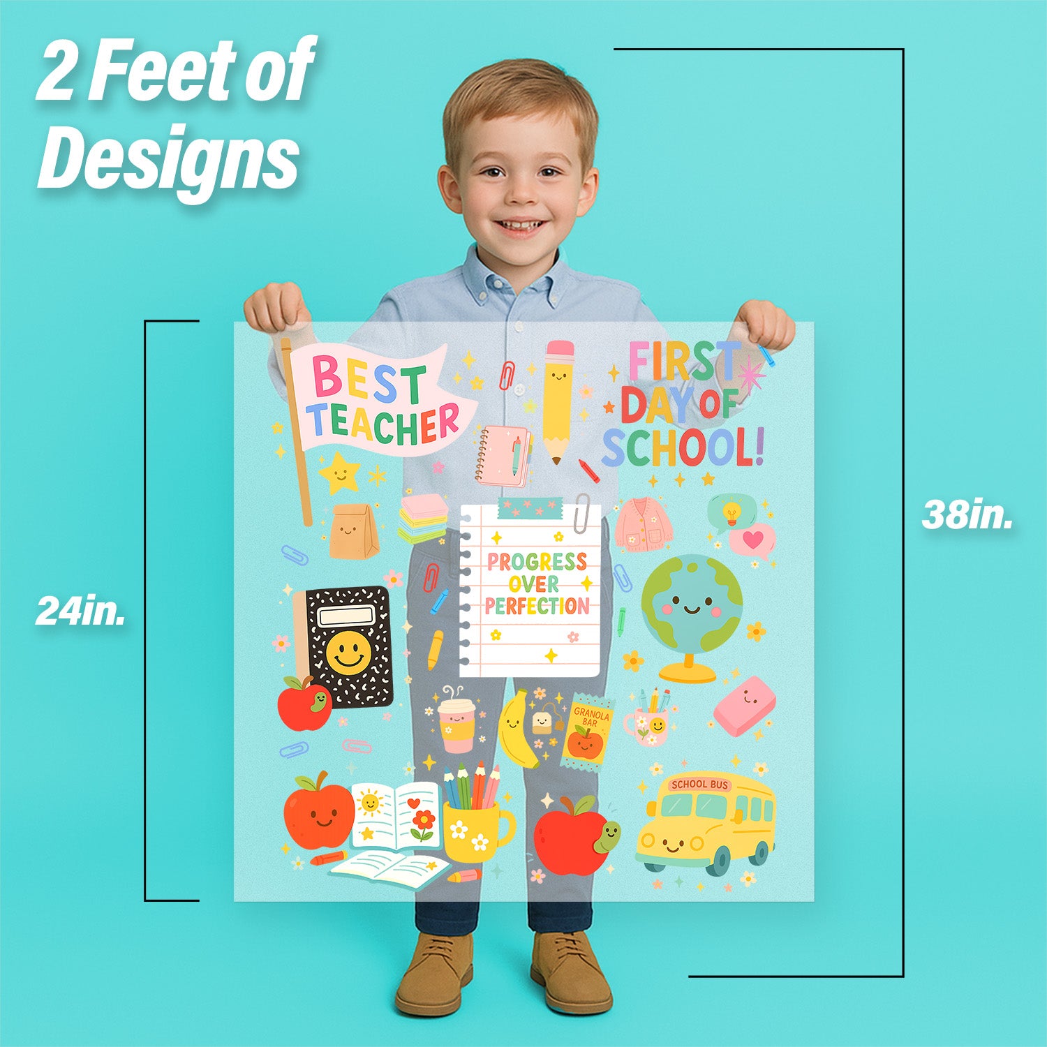 Back to School Iron-On Transfer Pack