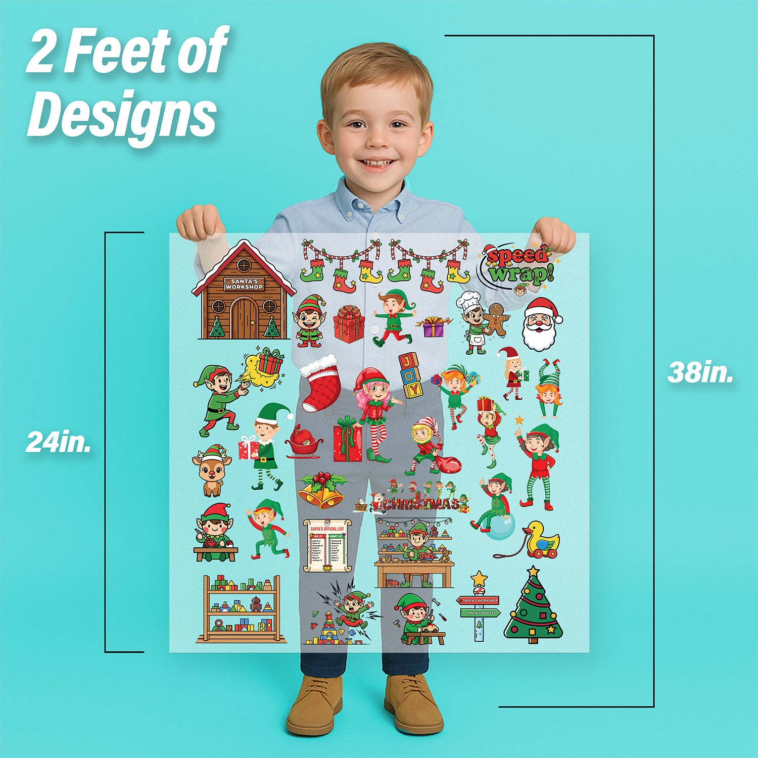 Christmas Elves Iron-On Transfer Pack
