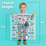 Cute Robot Animals Iron-On Transfer Pack