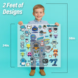 Cute Robots Iron-On Transfer Pack