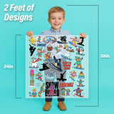 Snowboarding Iron-On Transfer Pack