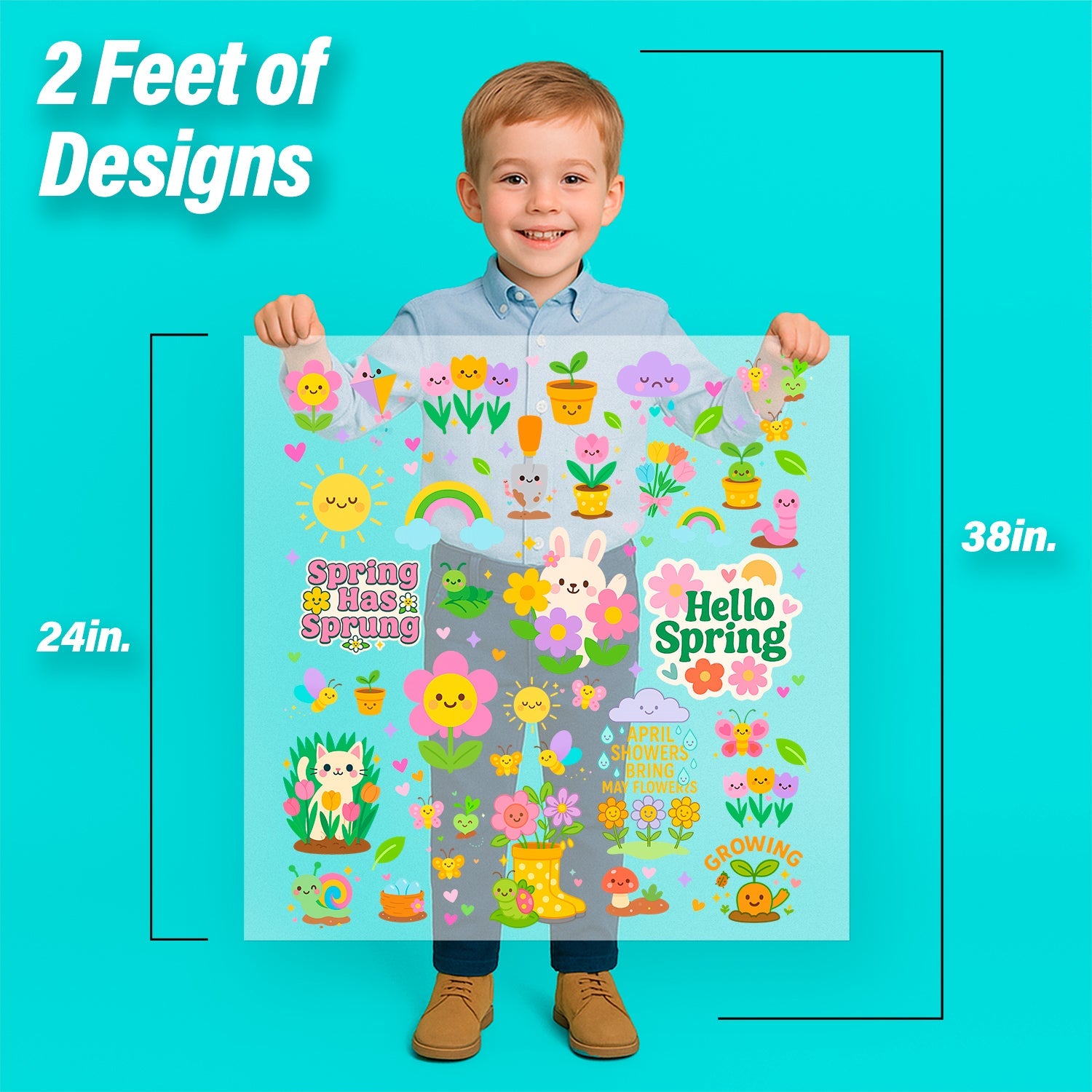 Spring Iron-On Transfer Pack