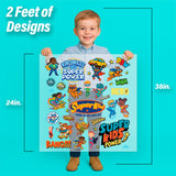 Superheroes Iron-On Transfer Pack