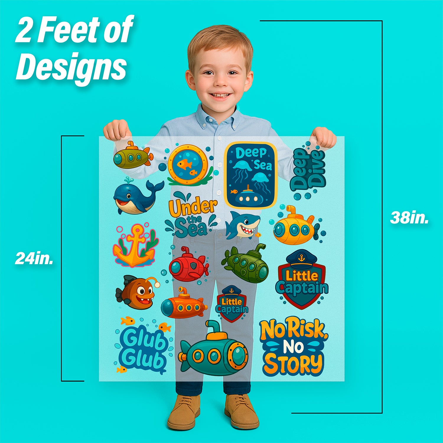 Submarines Iron-On Transfer Pack
