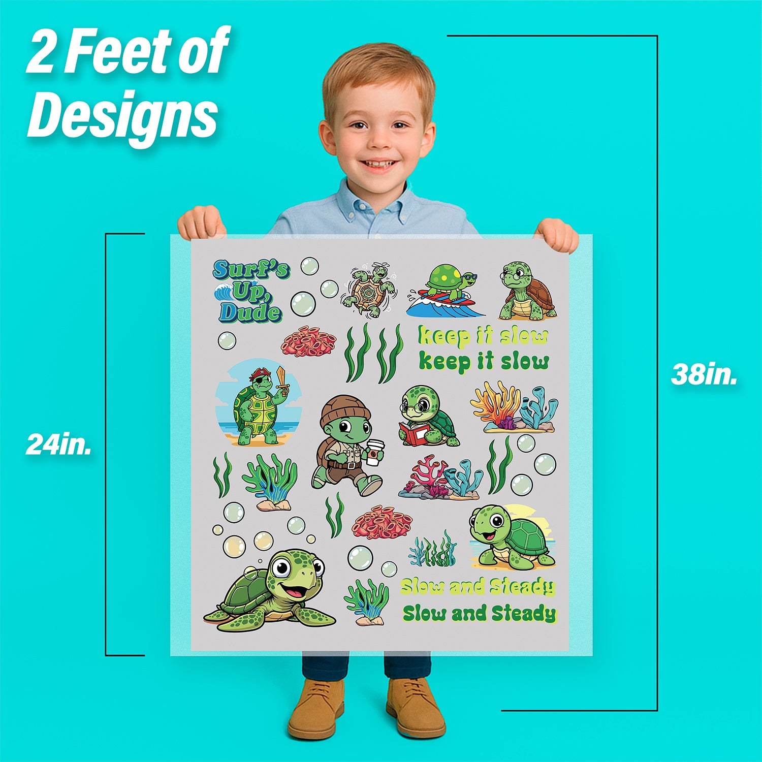 Turtles Iron-On Transfer Pack