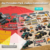 Build Your Own Monster Truck Arena Iron-On Transfer Pack