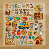 Build Your Own Animal Rescue Iron-On Transfer Pack