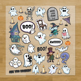 Ghosts Iron-On Transfer Pack