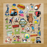 Golf Iron-On Transfer Pack