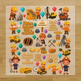 Mining and Rocks Iron-On Transfer Pack