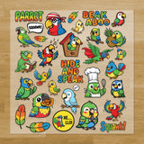 Parrots Iron-On Transfer Pack