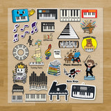 Piano Iron-On Transfer Pack