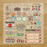 Rugby Iron-On Transfer Pack